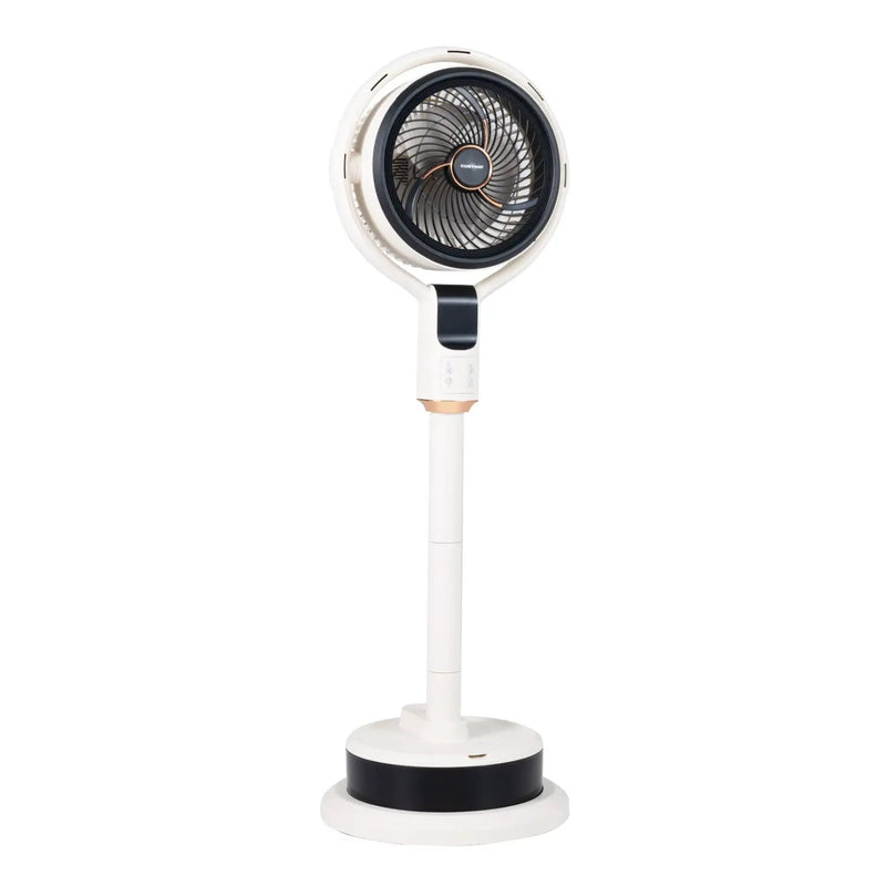 Misting Pedestal Fan Air Circulator with 90° Auto Oscillation Floor Standing Fan with 8 Speeds by DirectDeals