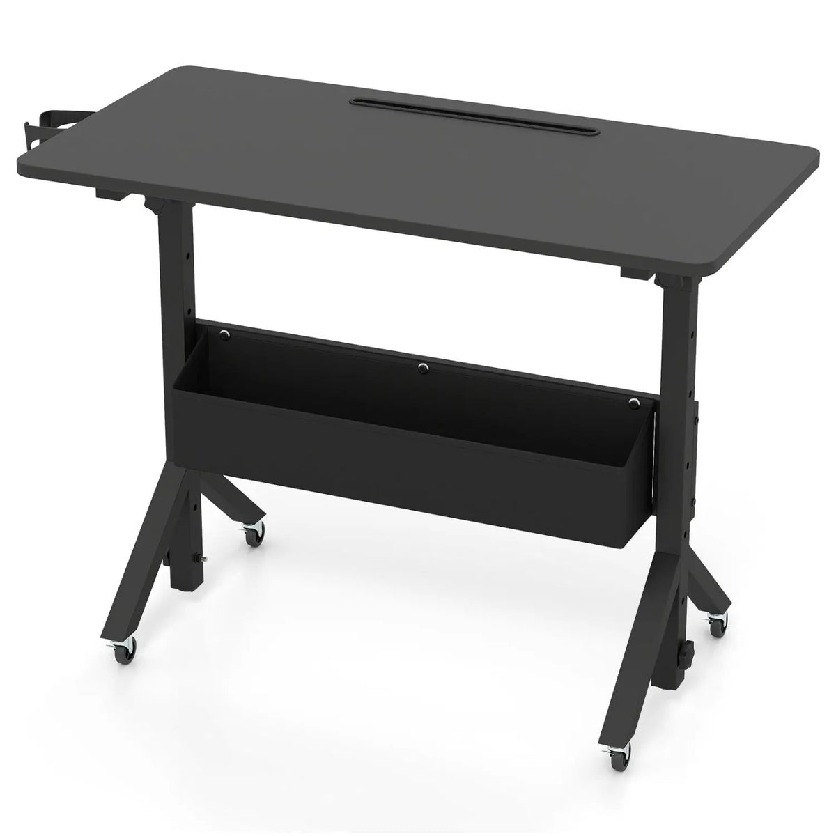 Mobile Standing Desk with Adjustable Height and Wheels, photo 11 of 23