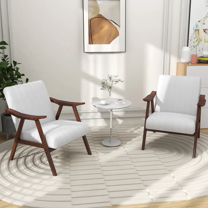 Modern Accent Chair Leisure Armchair with Felt Pads by DirectDeals