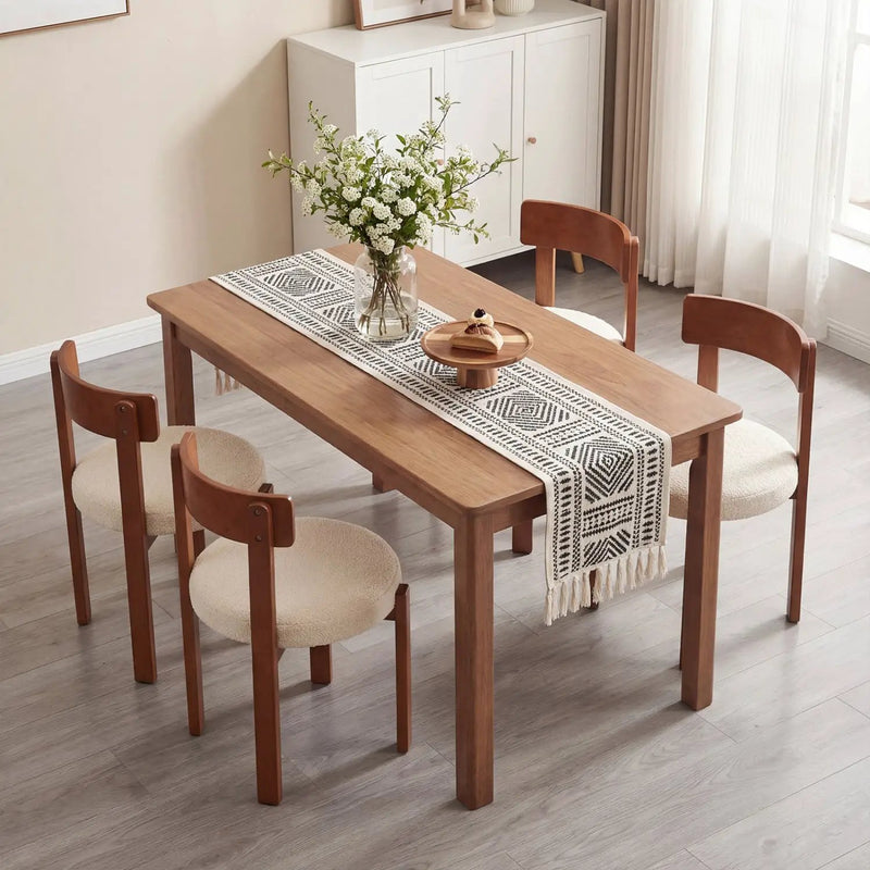 Modern Dining Chairs Set of 2 with Solid Rubber Wood Legs by DirectDeals