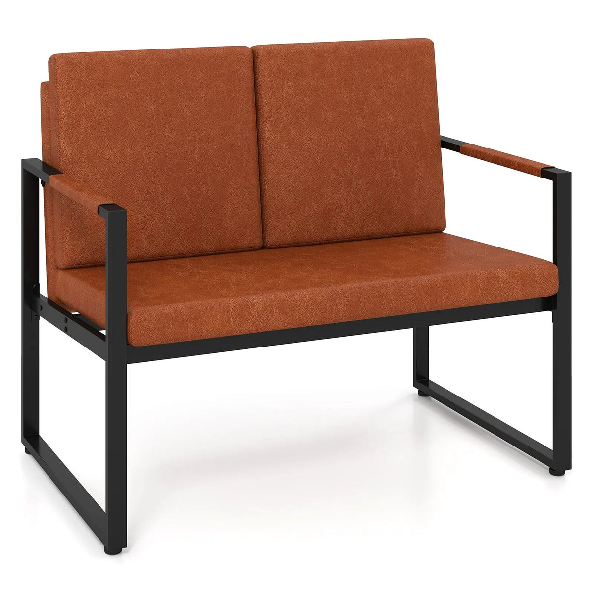 Modern Loveseat Sofa 2 Seater Small Couch, photo 11 of 15