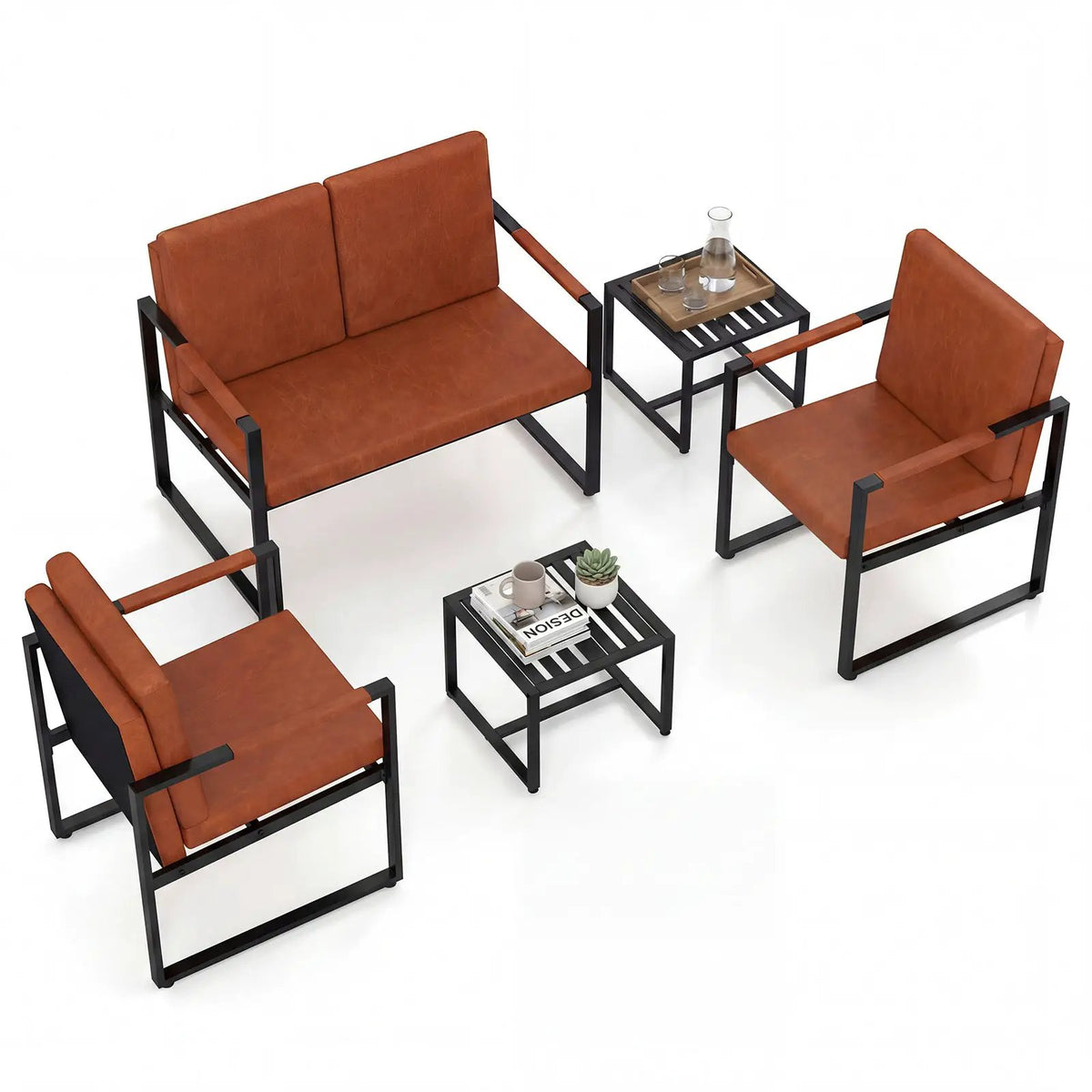 Modern Loveseat Sofa 2 Seater Small Couch, photo 9 of 15