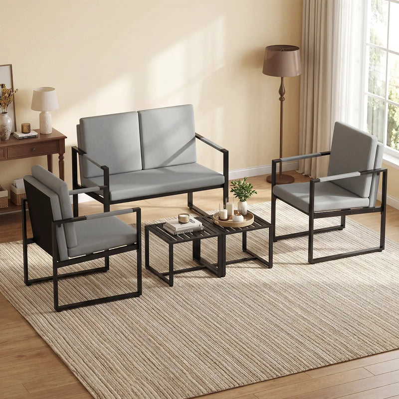 Modern Loveseat Sofa 2 Seater Small Couch by DirectDeals
