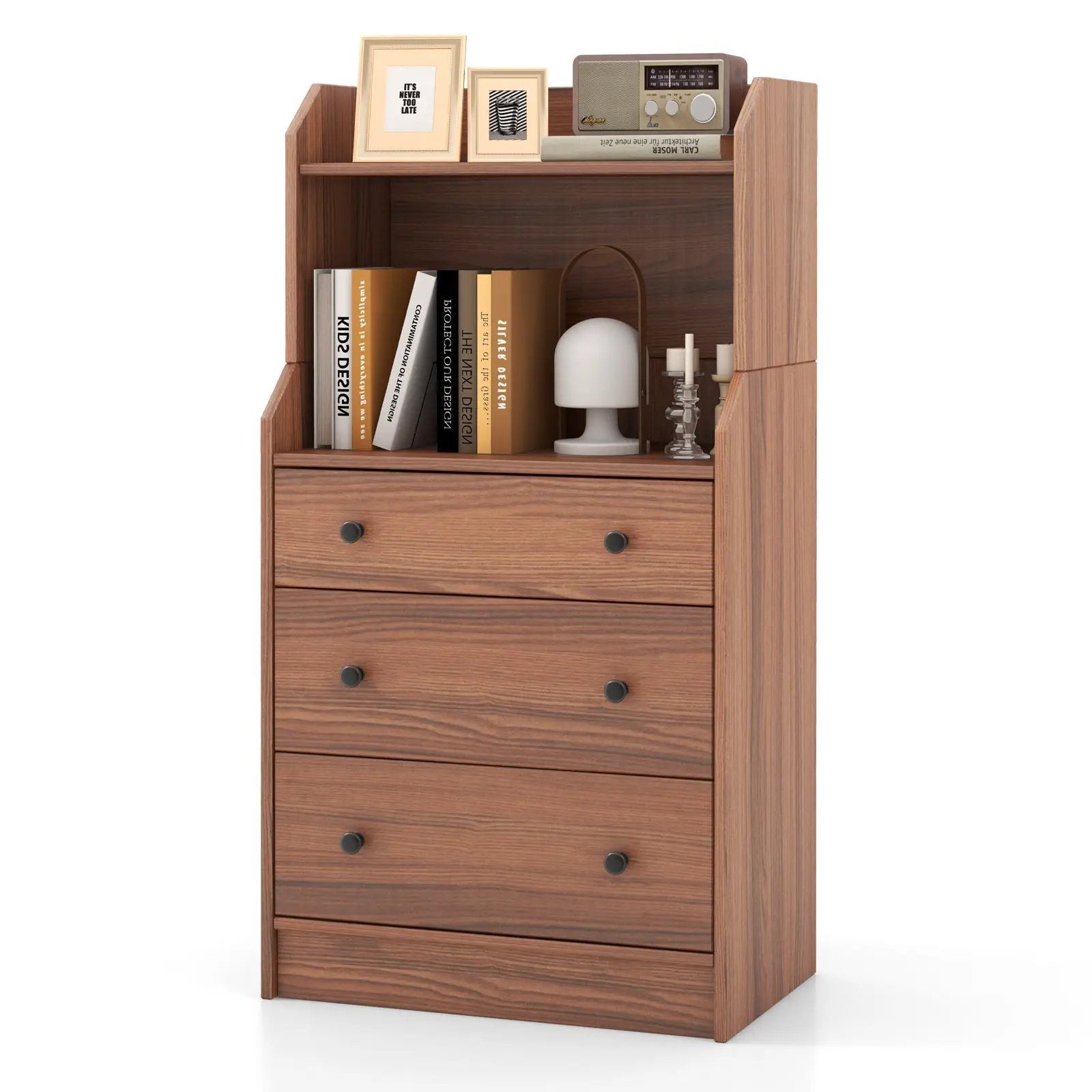 Storage Dresser with Anti-Toppling Device, 44" Tall by DirectDeals