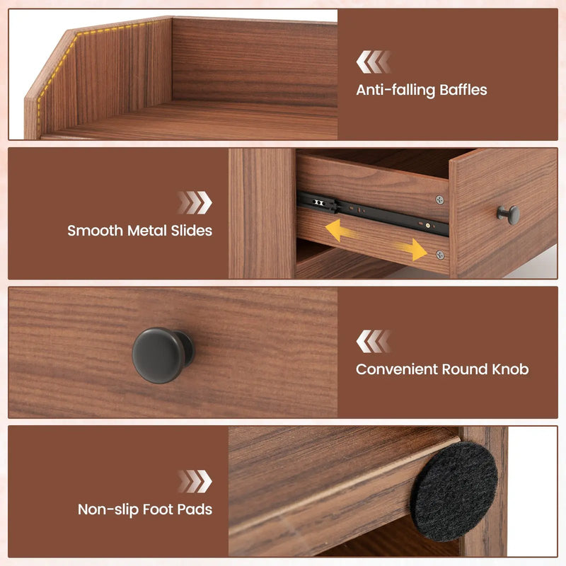 Storage Dresser with Anti-Toppling Device, 44" Tall by DirectDeals