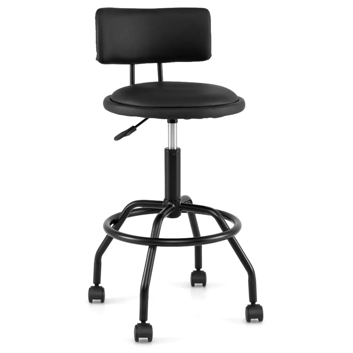 Swivel Bar Stool with Backrest - Height Adjustable, photo 2 of 24