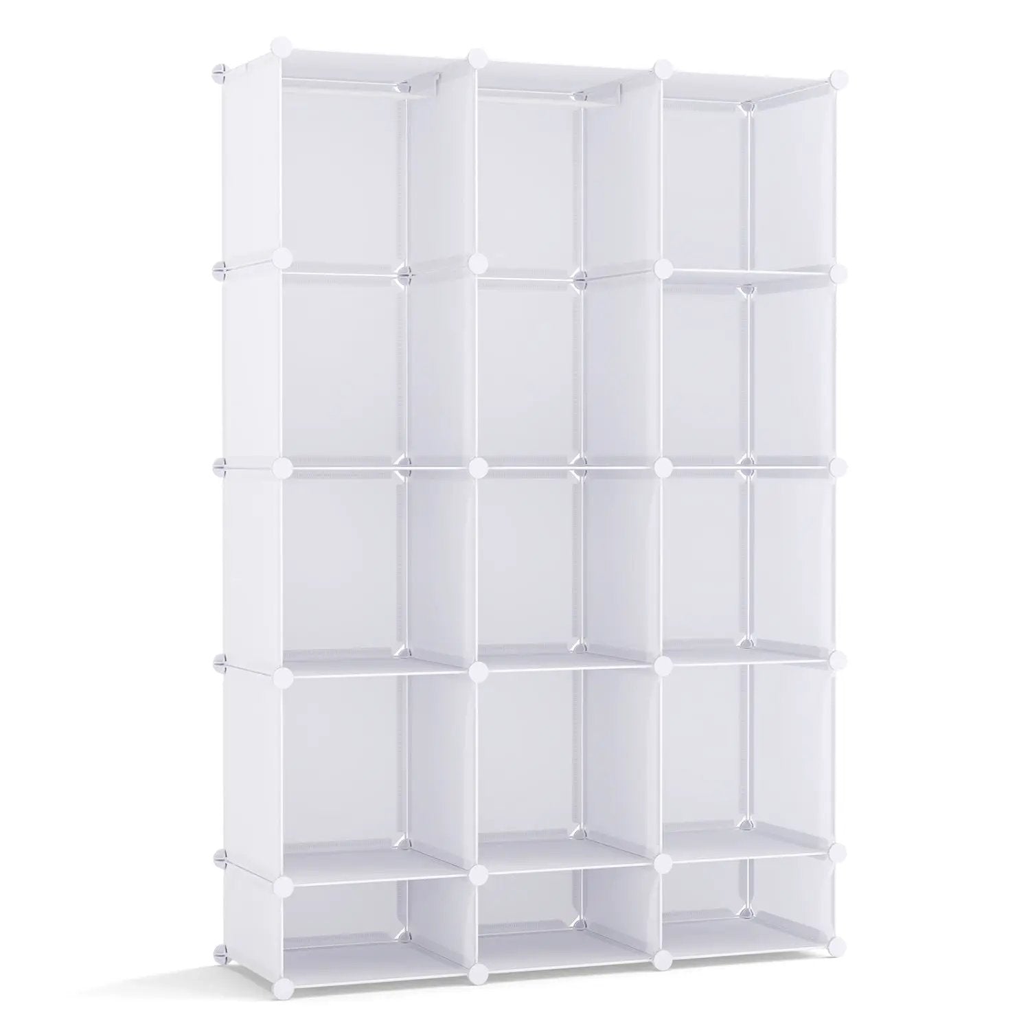 13-Cube Modular Kids Wardrobe with Hanging Rod and Shelves by DirectDeals