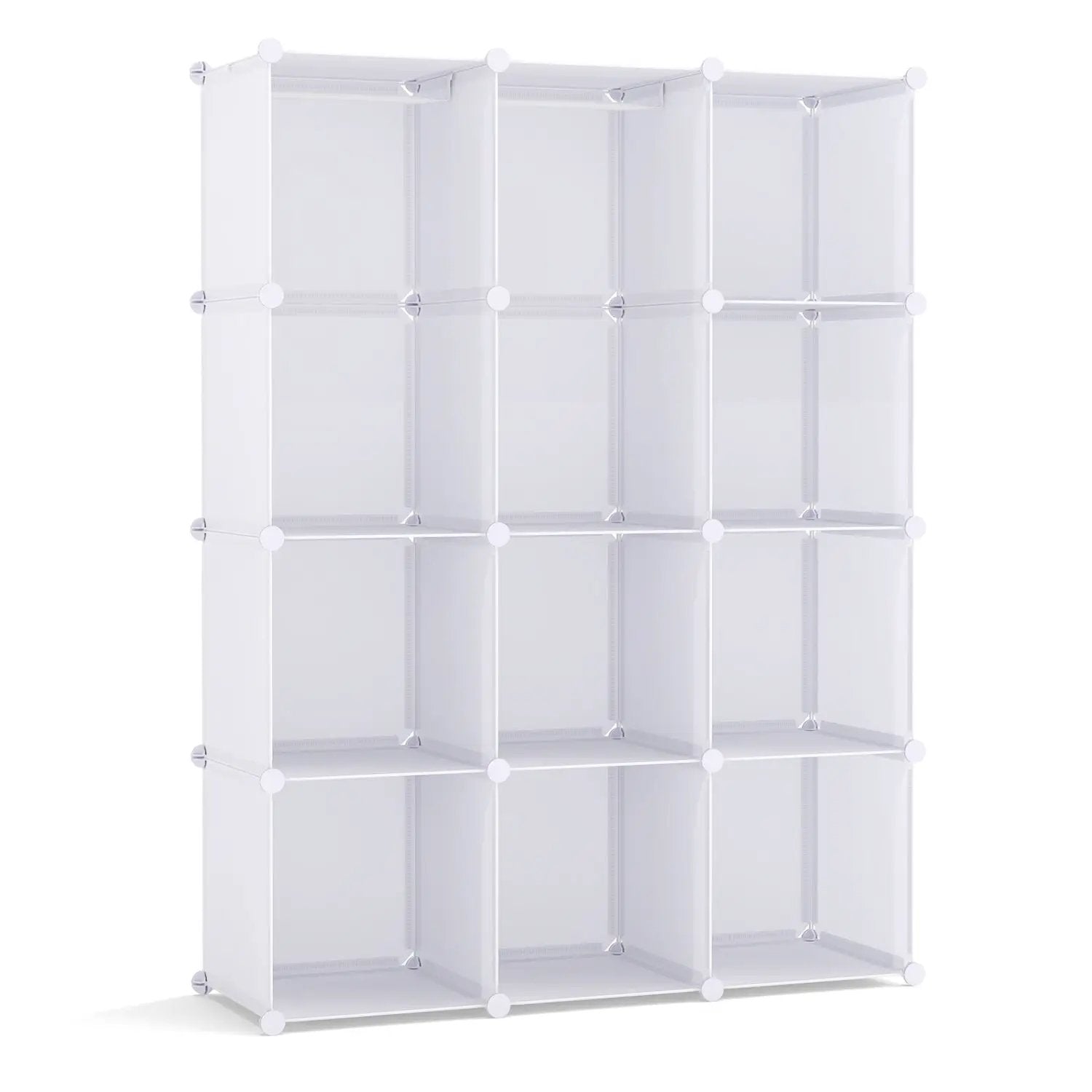 Modular Kids Wardrobe with 10 Cubes & Hanging Rod by DirectDeals