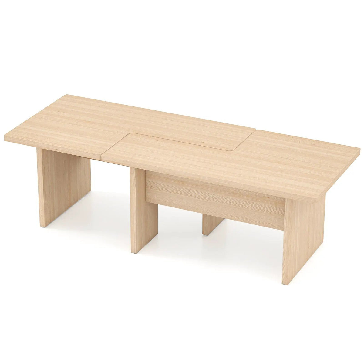 Modular Coffee Table Set of 2 L Shaped Center Tables for Small Space, photo 7 of 16