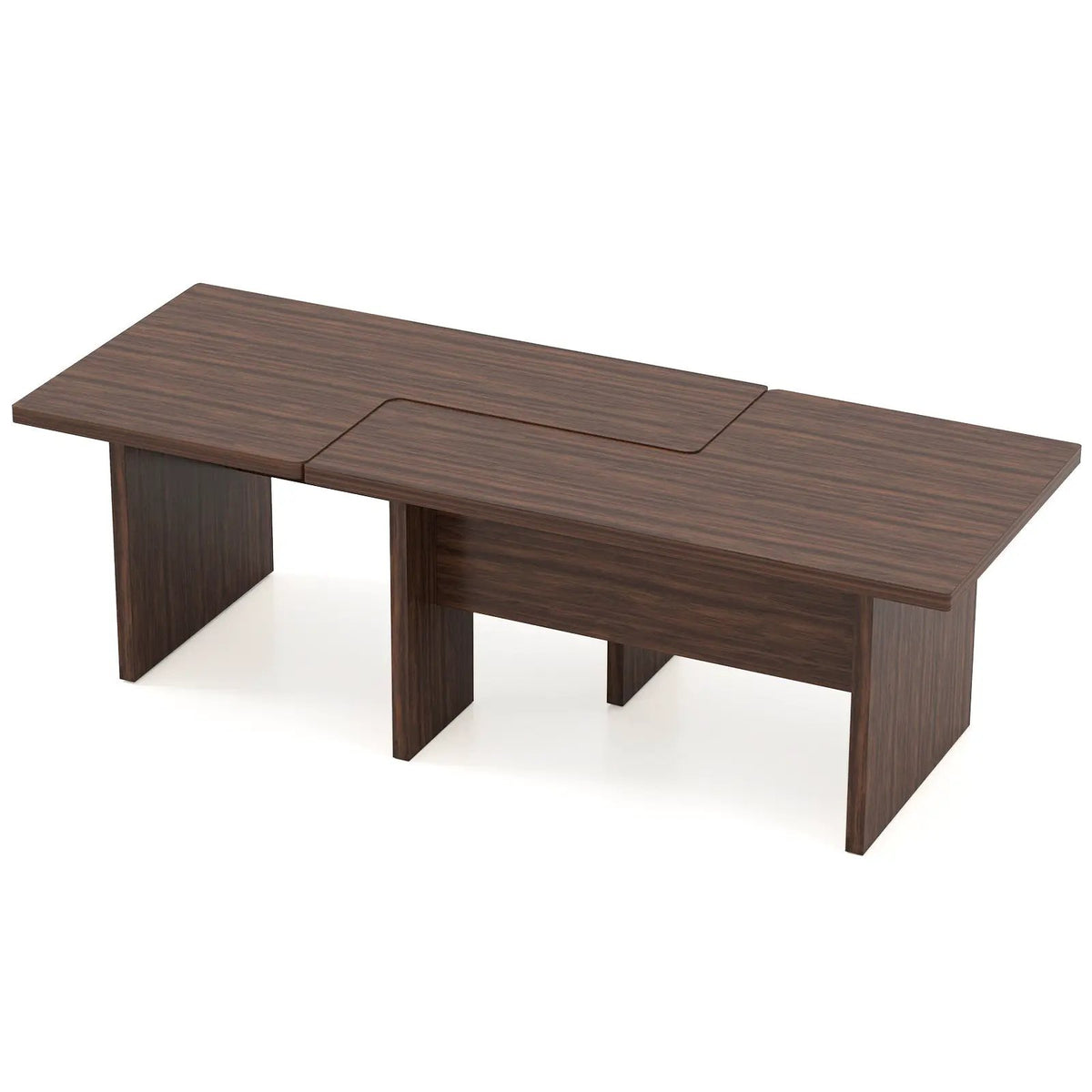 Modular Coffee Table Set of 2 L Shaped Center Tables for Small Space, photo 8 of 16