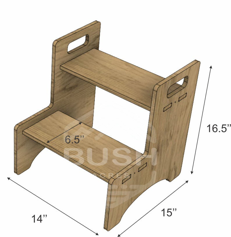 LIAM- Step Stool by Bush Acres