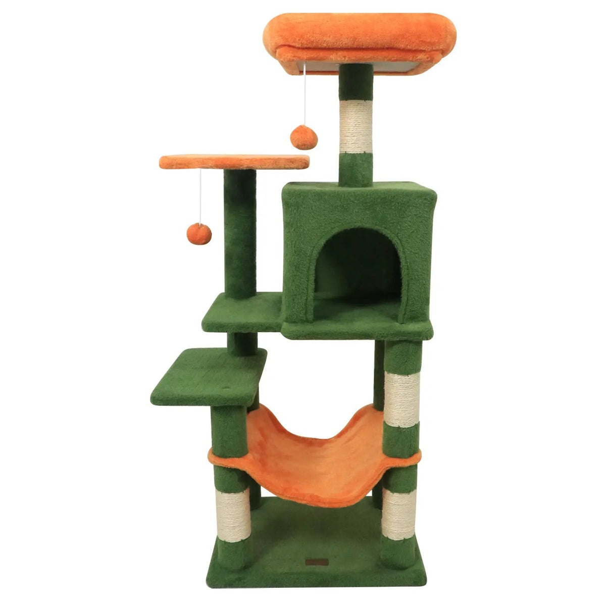 Multi-Level Cat Tower with 2-Door Condo and Padded Top Perch, photo 14 of 40