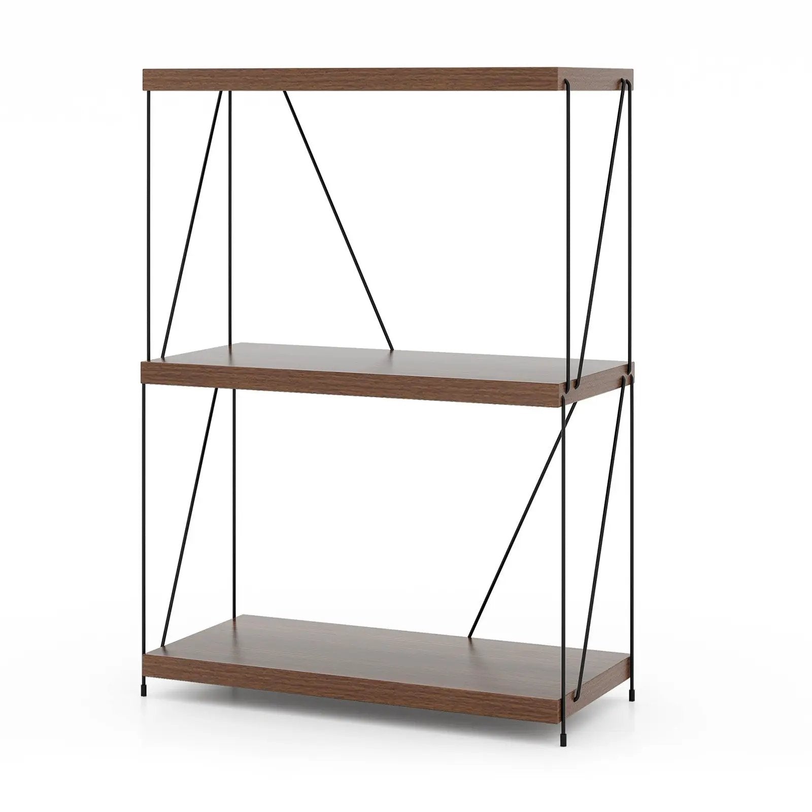 2/3/4/5-Tier Multipurpose Display Rack with Metal Frame-34 inches by DirectDeals