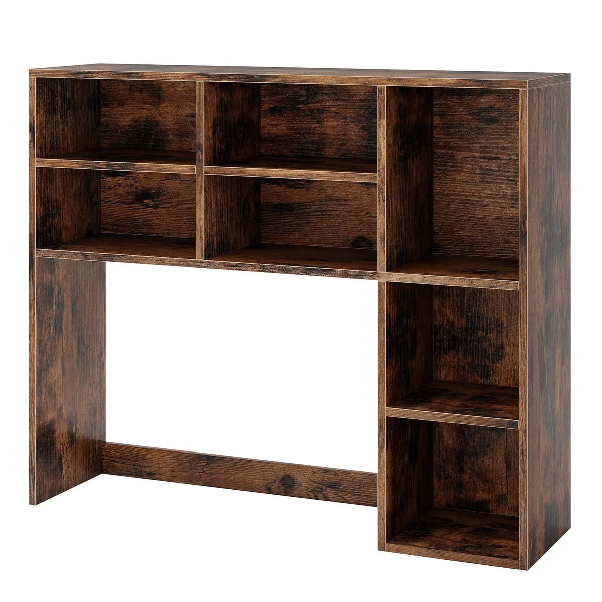 Desktop Bookshelf with 7 Open Cubbies and 3 Adjustable Shelves, photo 3 of 12