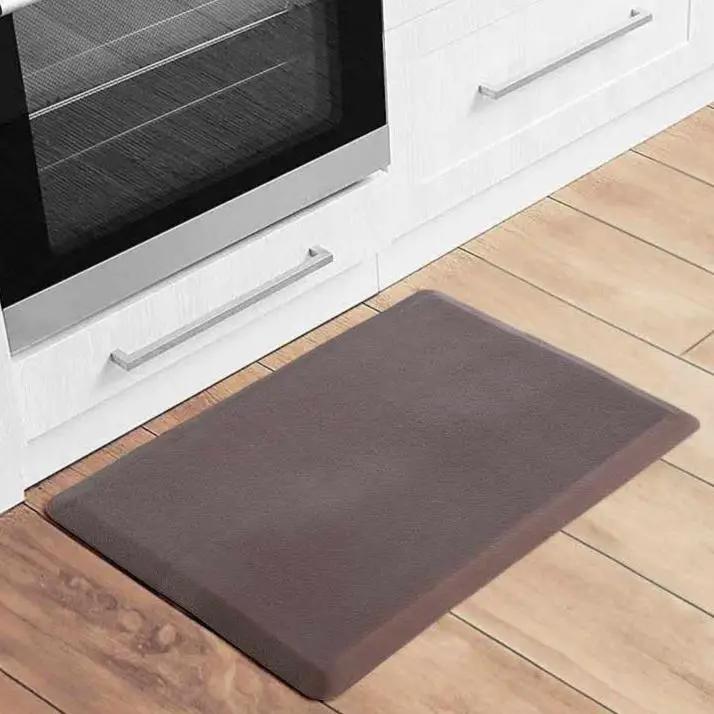 Anti-Fatigue Kitchen Mat, Brown by Hauteloom
