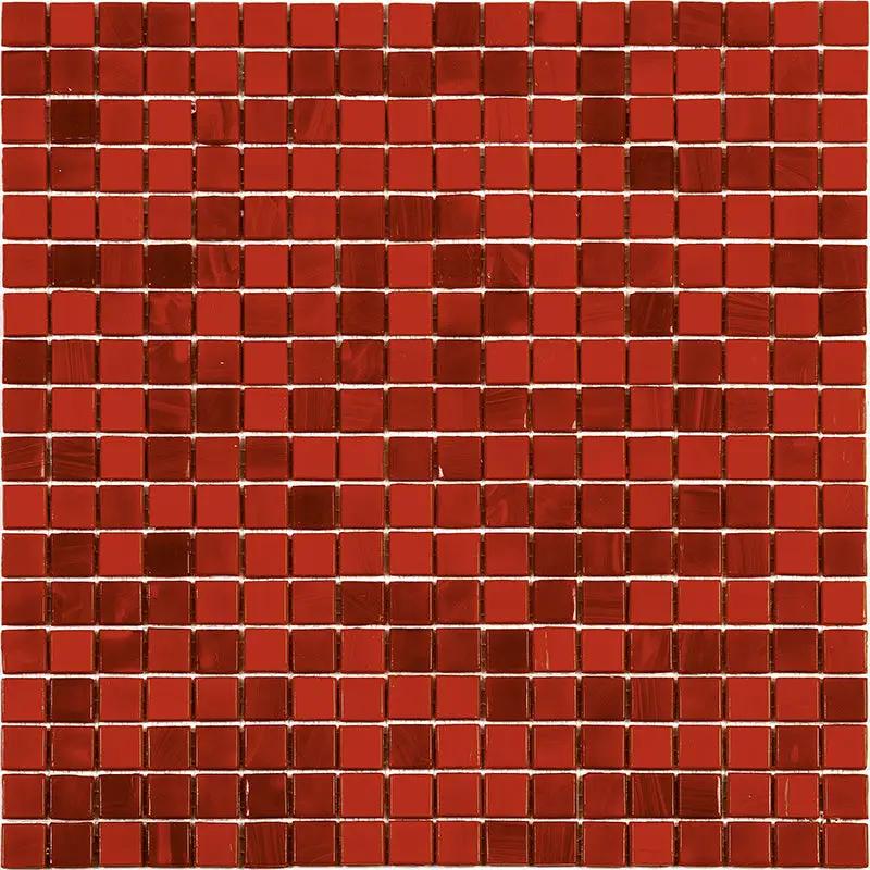 Rose Red 12x12 Glossy Uniform Square Glass Mosaic Tile (20 pack, 18.69 sq ft/case) by Apollo Tile