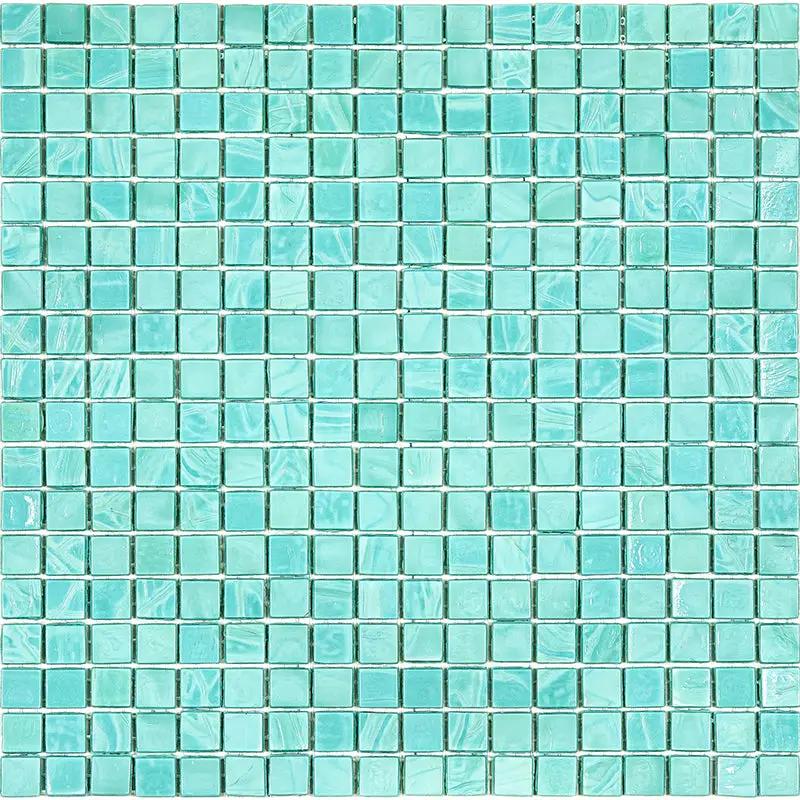 Mint Green 12x12 Glossy Uniform Square Glass Mosaic Tile (20 pack, 18.69 sq ft/case) by Apollo Tile