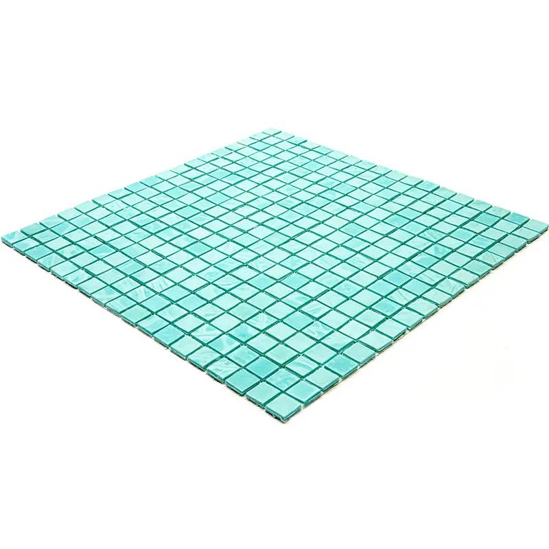 Mint Green 12x12 Glossy Uniform Square Glass Mosaic Tile (20 pack, 18.69 sq ft/case) by Apollo Tile