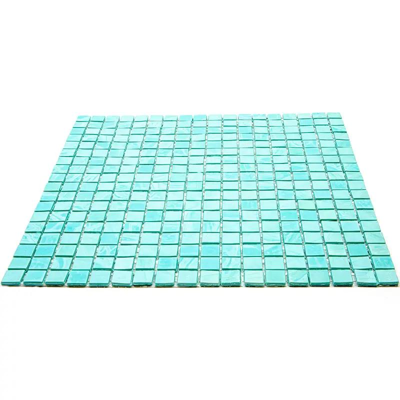Mint Green 12x12 Glossy Uniform Square Glass Mosaic Tile (20 pack, 18.69 sq ft/case) by Apollo Tile