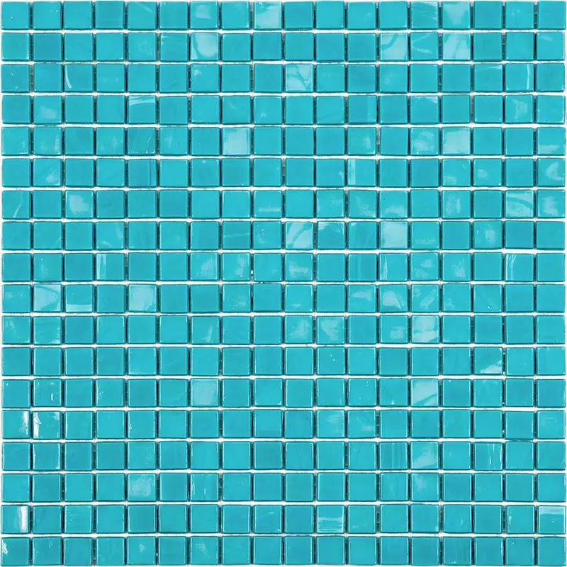 Turqouise Green 12x12 Glossy Uniform Square Glass Mosaic Tile (20 pack, 18.69 sq ft/case) by Apollo Tile