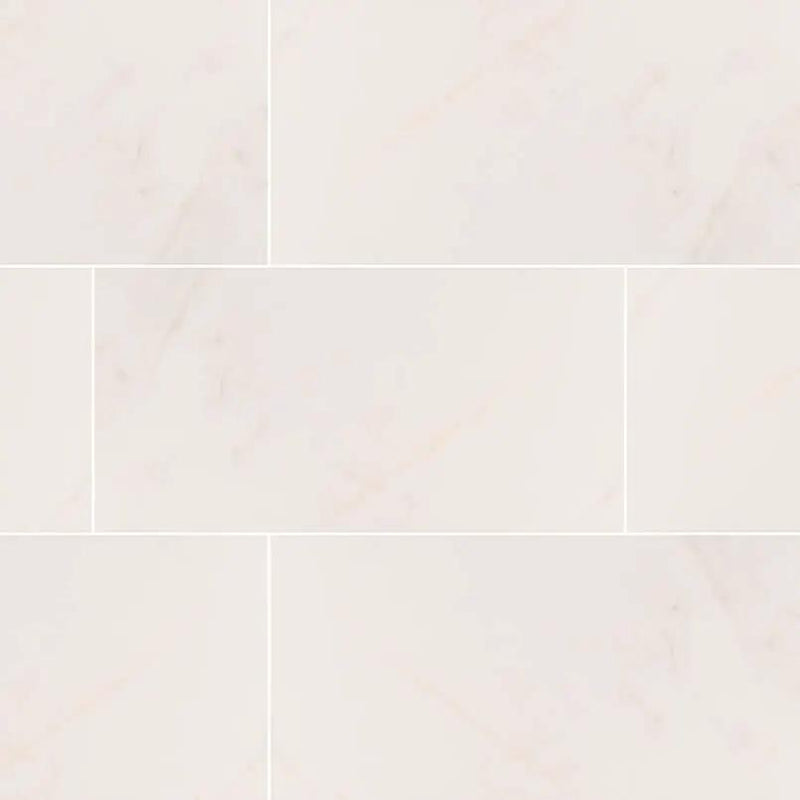 Adella Calacatta 12x24 Satin Matte Ceramic Mosaics by MSI Surfaces