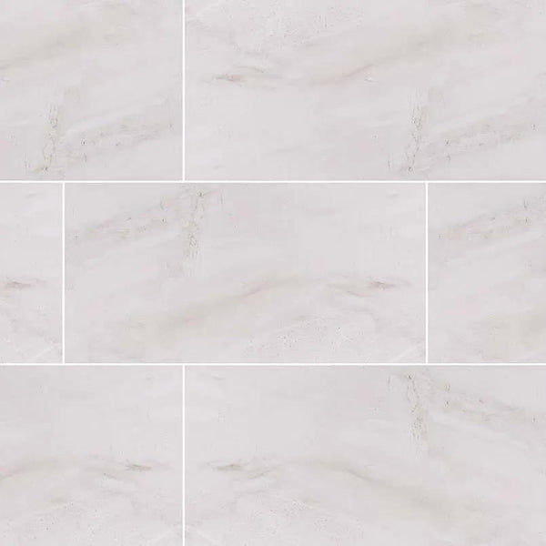 Adella Gris 12x24 Satin Matte Ceramic Mosaics