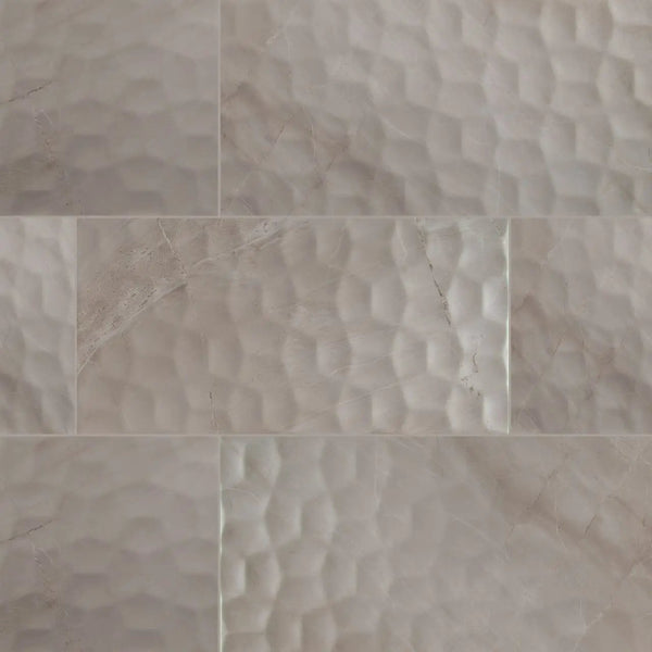 Adella Viso Gris 12x24 Satin Matte Ceramic Mosaics