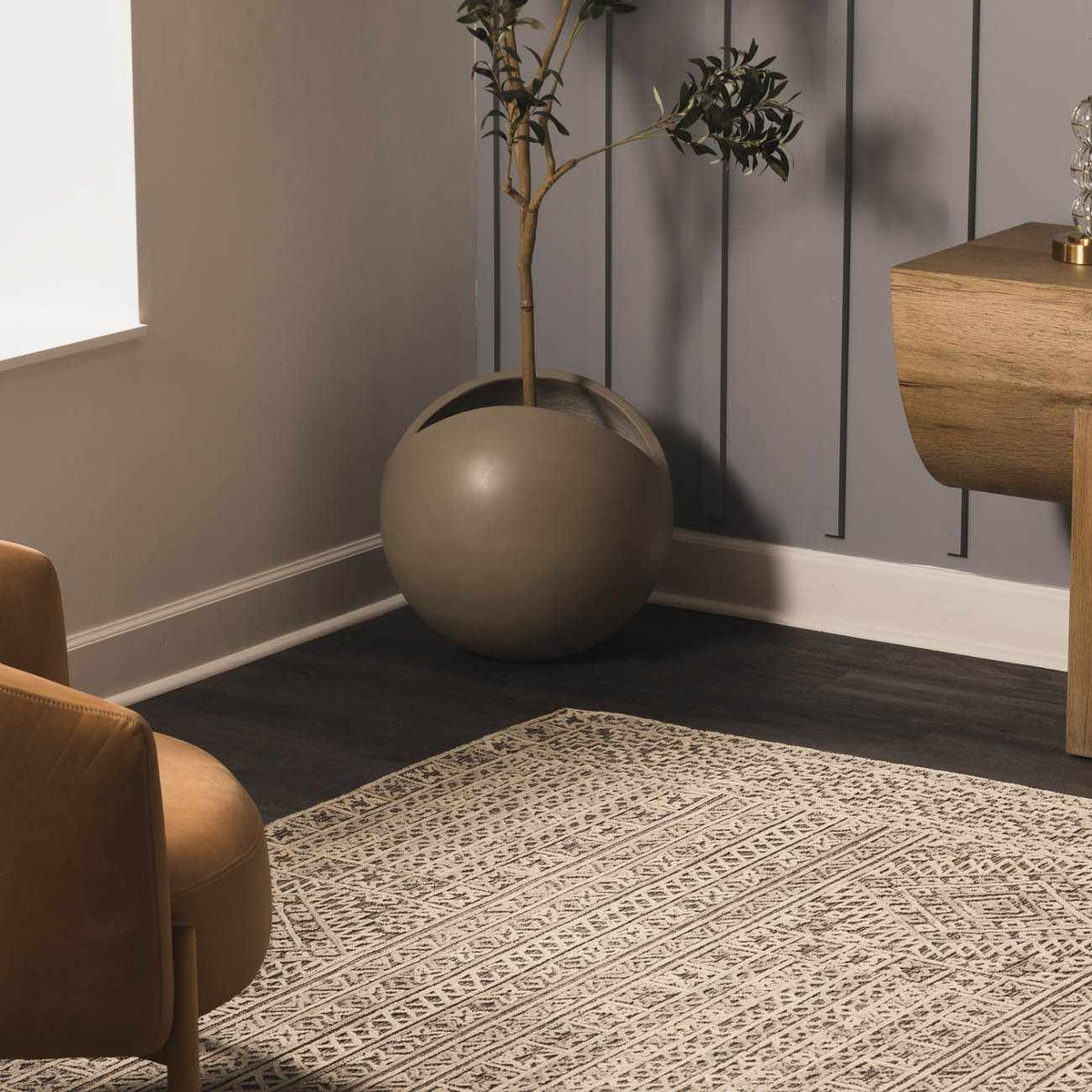 Nairne Textured Wool Area Rug - Clearance, installed in a room 5