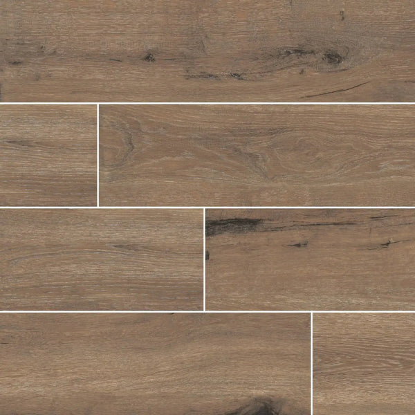 Antoni Cafe Matte Wood Look Porcelain Tiles 6x36