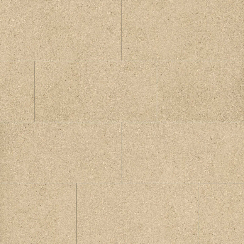 Architecta Beige Matte Bullnose Porcelain Tiles 2.4x24 close up