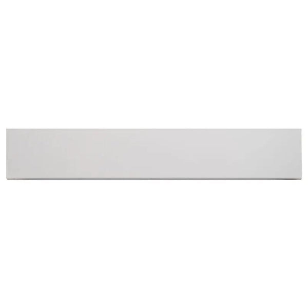 Aria Bianco Polished Bullnose Marble Look Porcelain Moldings 3x18