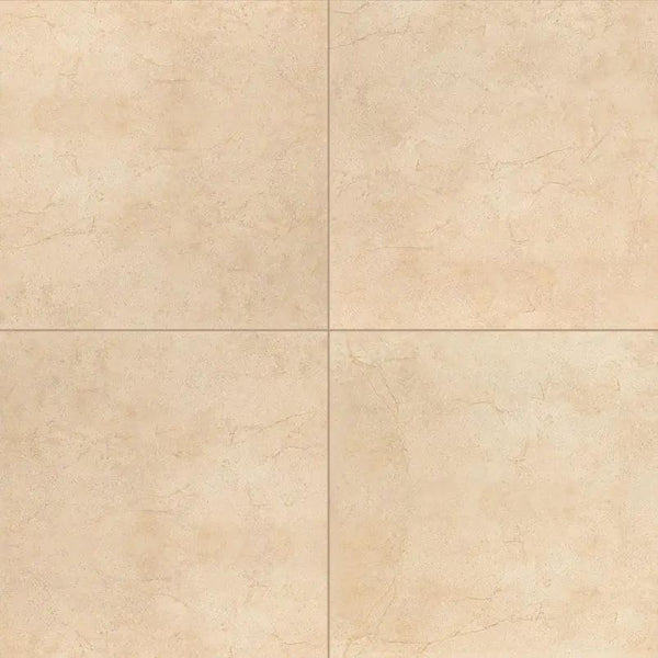 Aria Cremita Polished Marble Look Porcelain Tiles 24x24