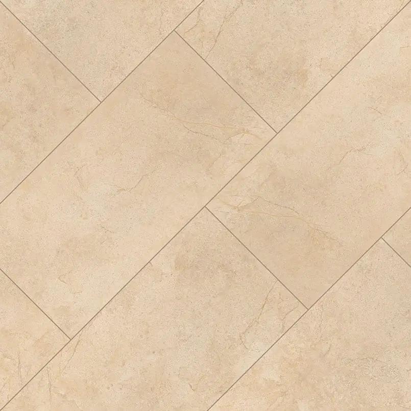 Aria Cremita Polished Marble Look Porcelain Mosaics 2x4 angled view
