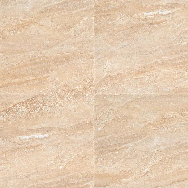 Aria Oro Polished Marble Look Porcelain Tiles 24x24