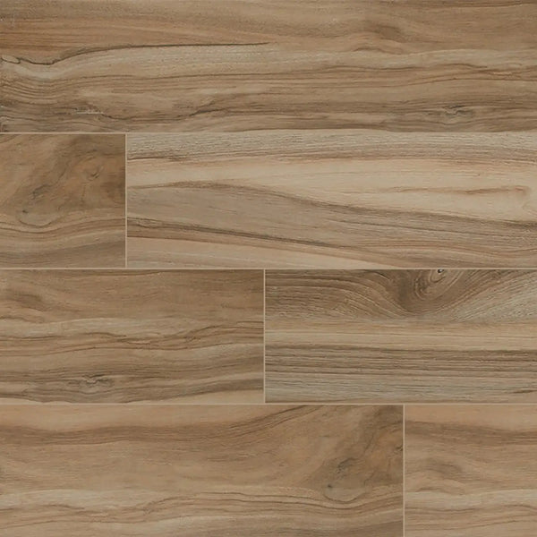 Aspenwood Amber Matte Porcelain Tiles 9x48