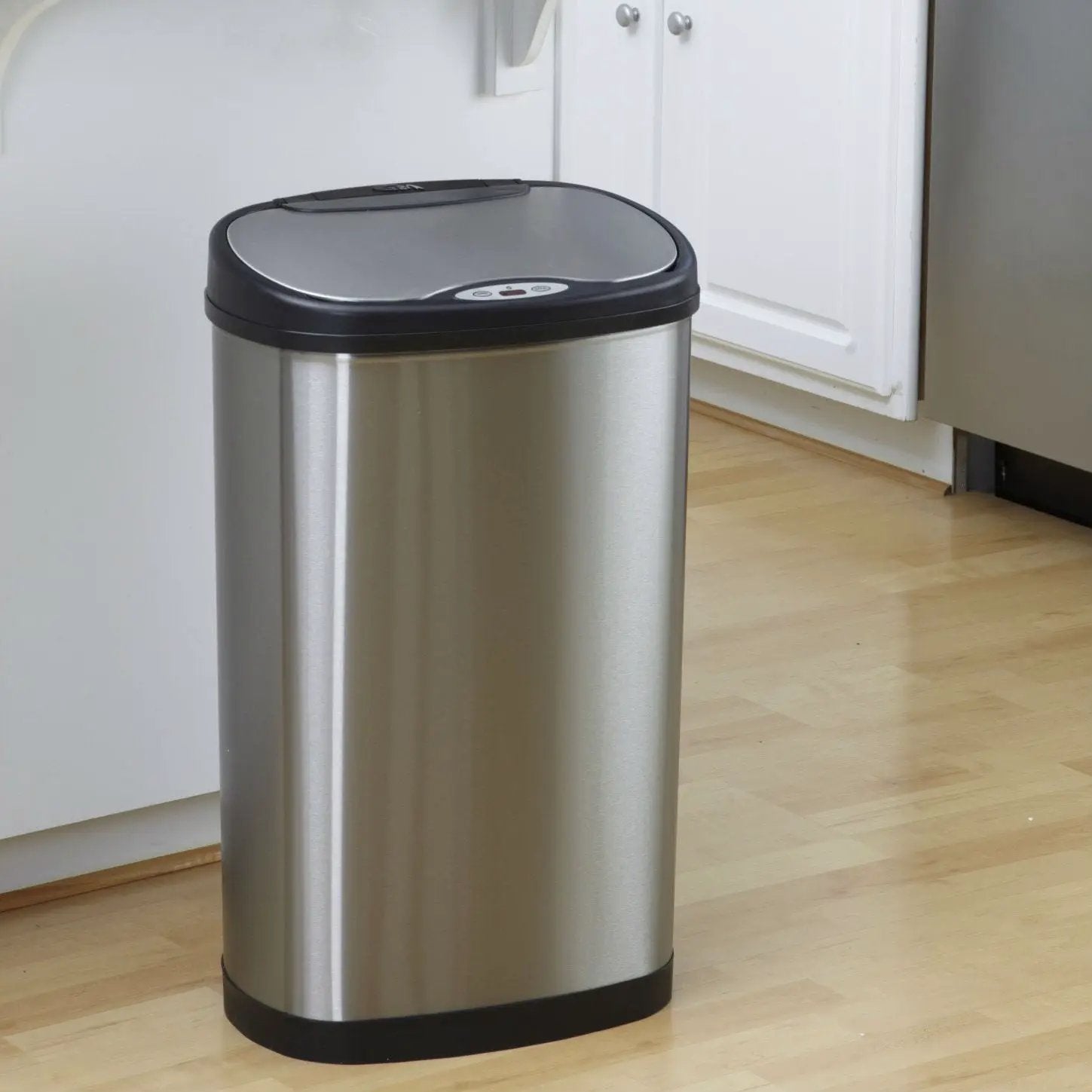 Stainless Steel 13 Gallon Touchless Kitchen Trash Can by HomePacific