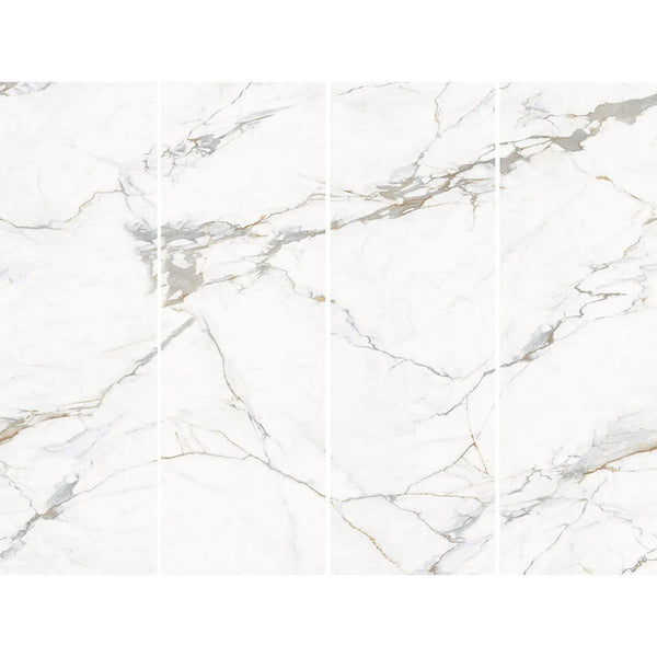 Azure Regal Calacatta Polished Porcelain Tiles 31.5x94.5