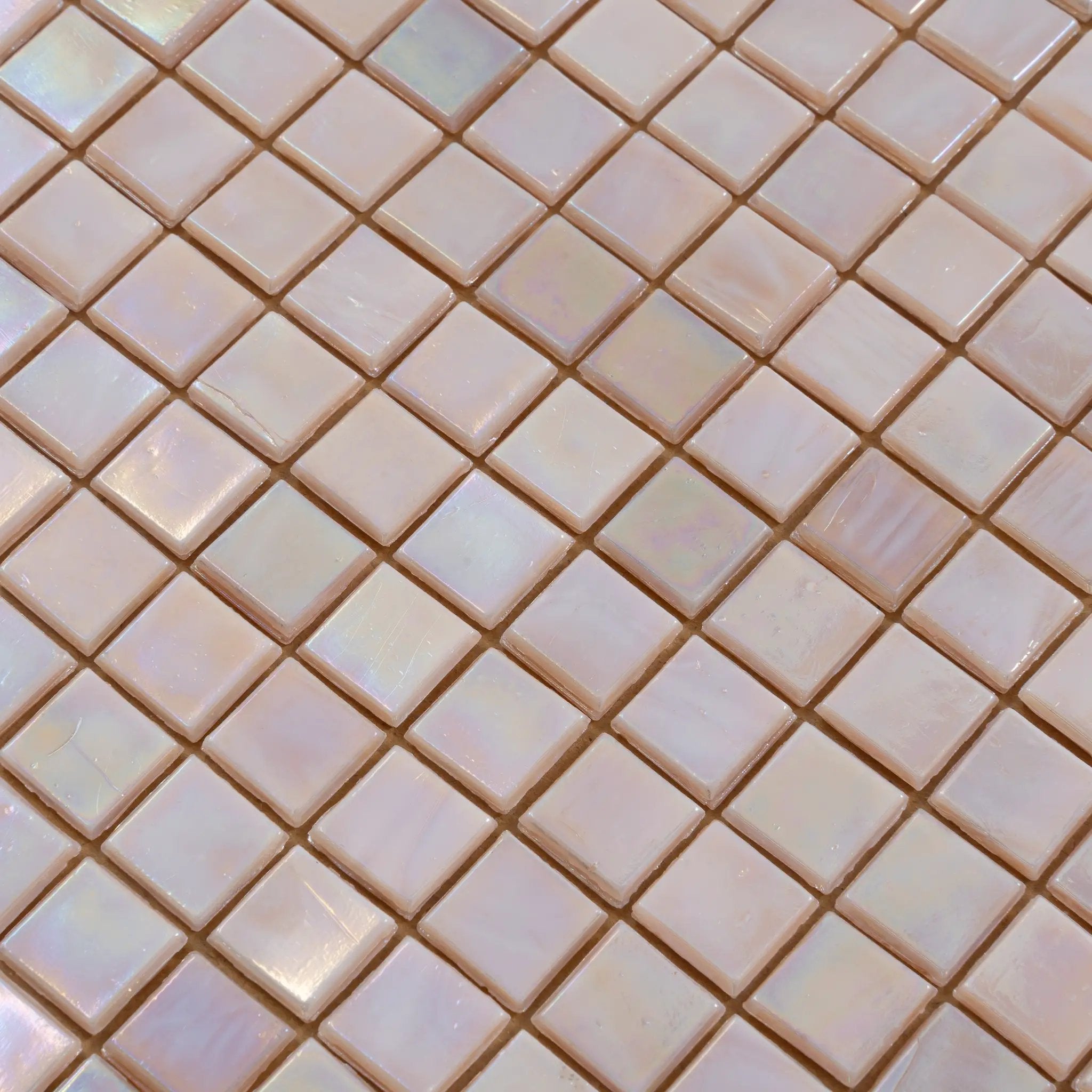 Tuscan Beige 12x12 Glossy Uniform Square Glass Mosaic Tile (20 pack, 18.69 sq ft/case) by Apollo Tile