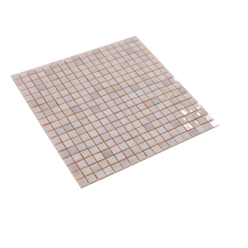 Tuscan Beige 12x12 Glossy Uniform Square Glass Mosaic Tile (20 pack, 18.69 sq ft/case) by Apollo Tile