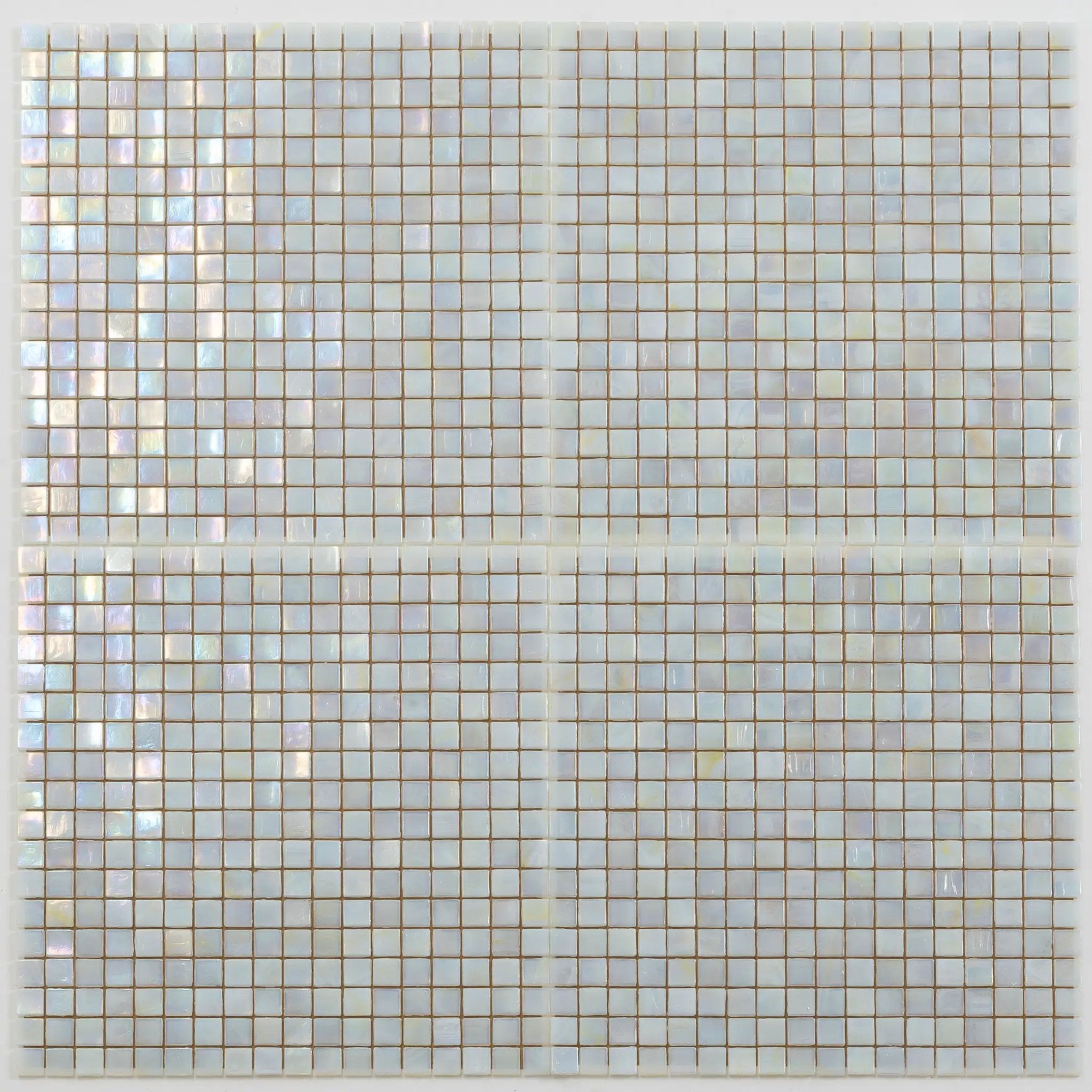 Light Beige 12x12 Glossy Uniform Square Glass Mosaic Tile (20 pack, 18.69 sq ft/case) by Apollo Tile