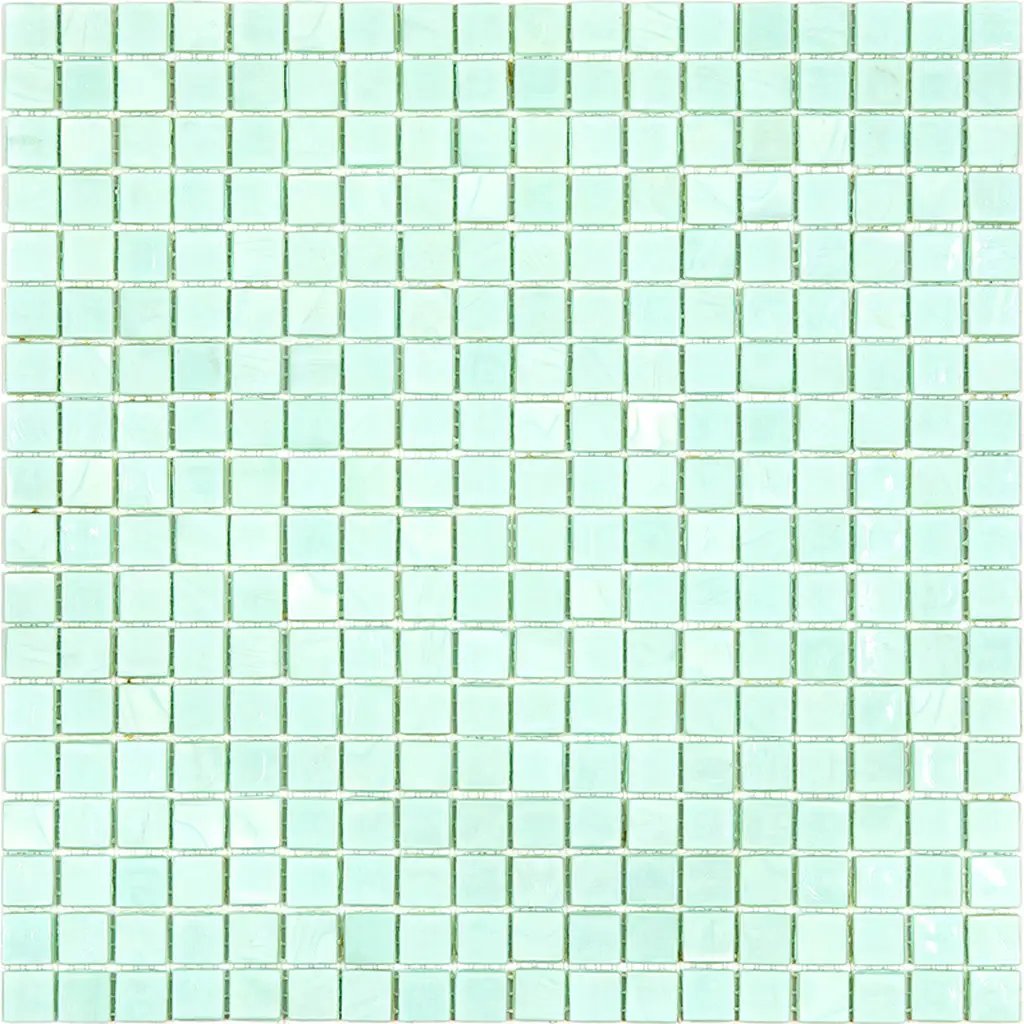 Light Blue-Green 12x12 Glossy Uniform Square Glass Mosaic Tile (20 pack, 18.69 sq ft/case) by Apollo Tile