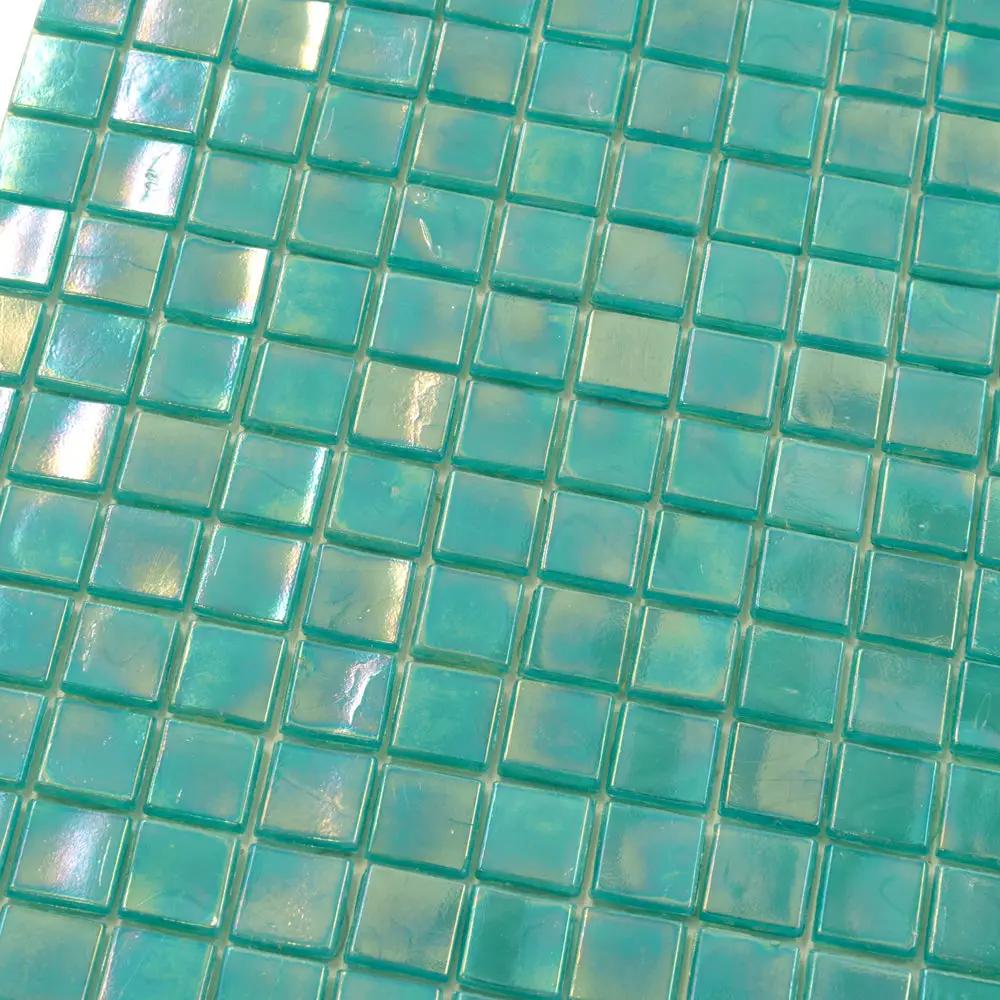 Dark Ocean Green 12x12 Glossy Uniform Square Glass Mosaic Tile (20 pack, 18.69 sq ft/case) by Apollo Tile