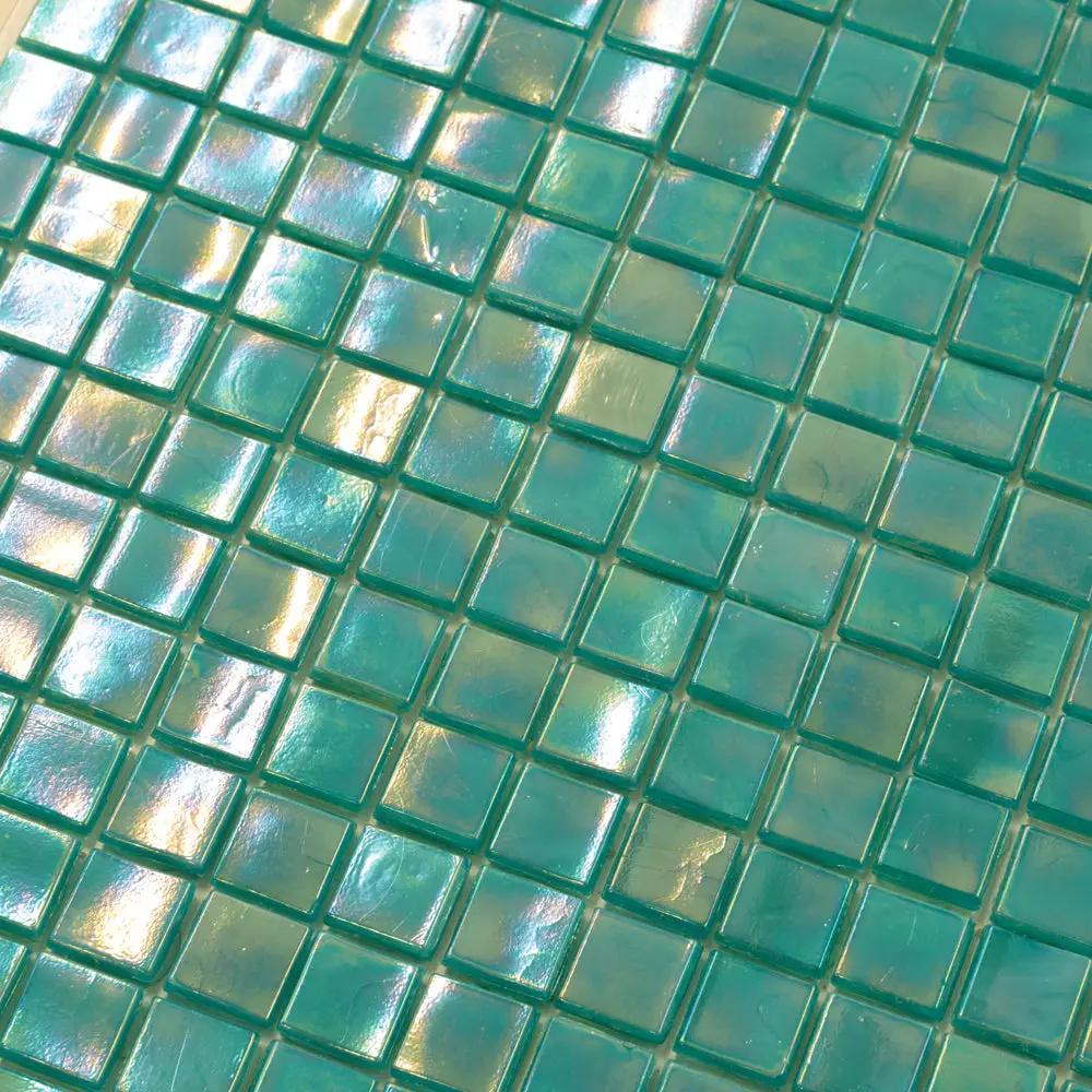 Dark Ocean Green 12x12 Glossy Uniform Square Glass Mosaic Tile (20 pack, 18.69 sq ft/case) by Apollo Tile