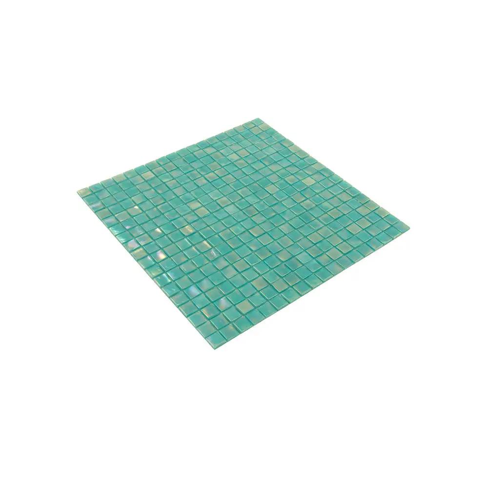 Dark Ocean Green 12x12 Glossy Uniform Square Glass Mosaic Tile (20 pack, 18.69 sq ft/case) by Apollo Tile