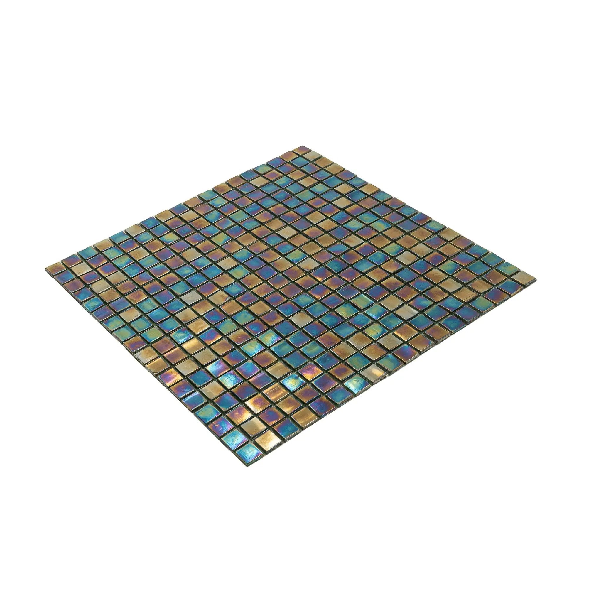 Rainbow Green 12x12 Glossy Uniform Square Glass Mosaic Tile (20 pack, 18.69 sq ft/case) by Apollo Tile