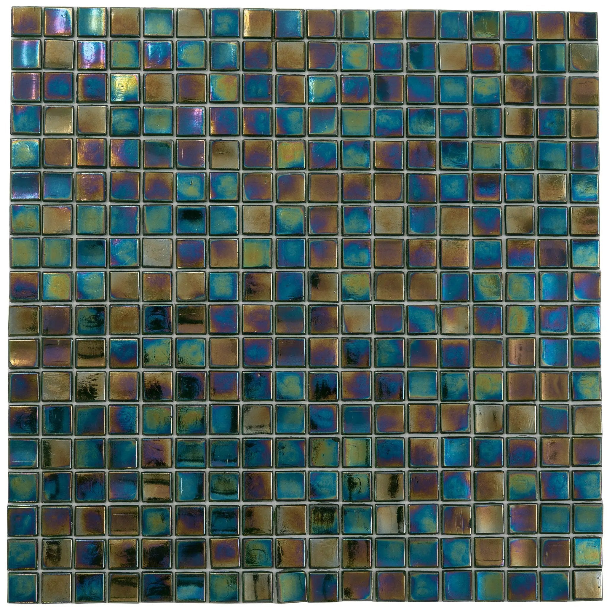 Rainbow Green 12x12 Glossy Uniform Square Glass Mosaic Tile (20 pack, 18.69 sq ft/case) by Apollo Tile