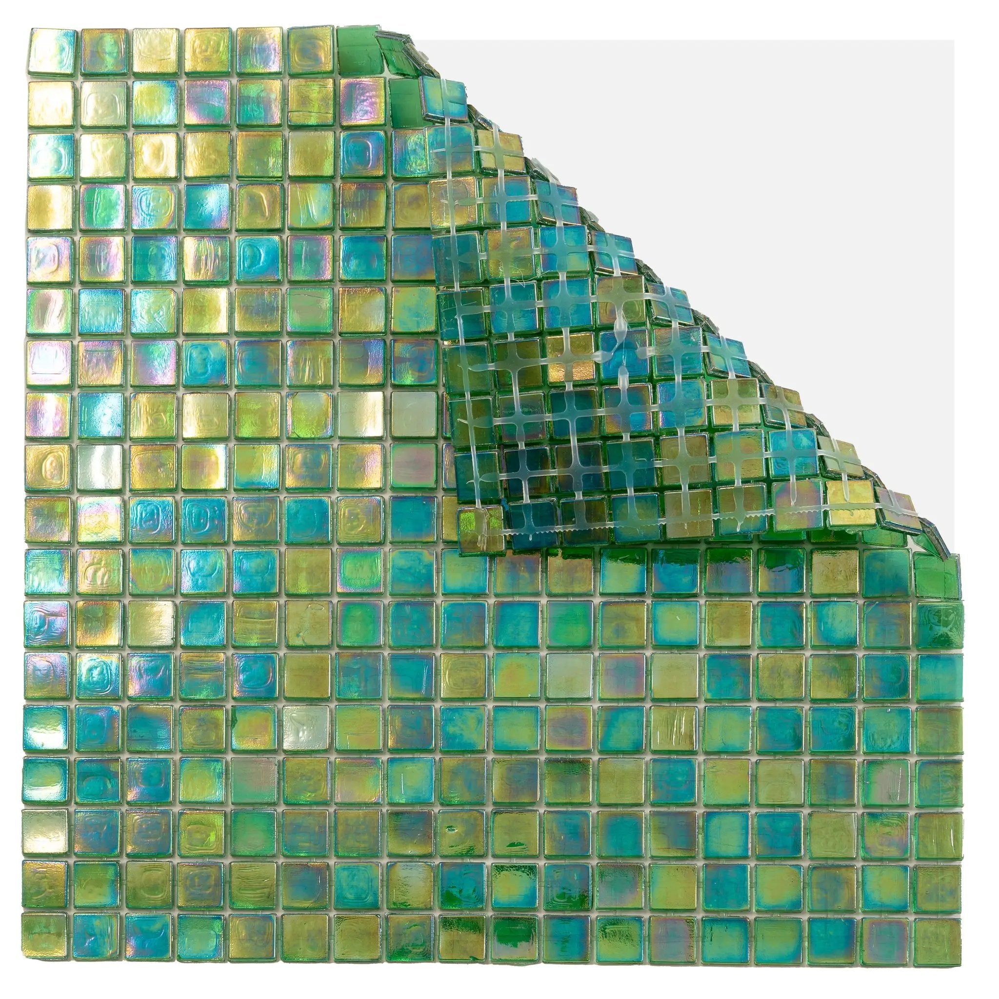 Emerald Green 12x12 Glossy Uniform Square Glass Mosaic Tile (20 pack, 18.69 sq ft/case) by Apollo Tile