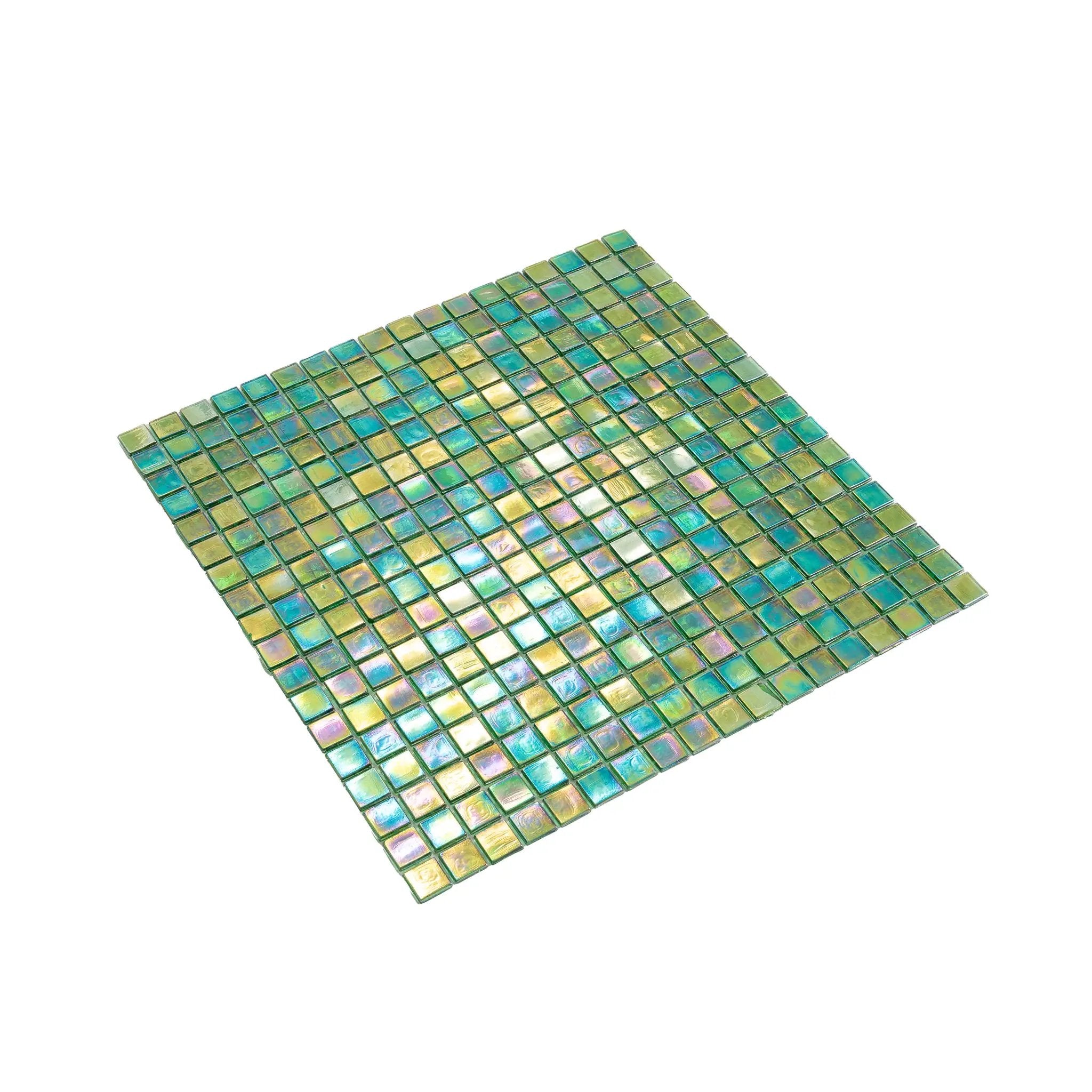 Emerald Green 12x12 Glossy Uniform Square Glass Mosaic Tile (20 pack, 18.69 sq ft/case) by Apollo Tile