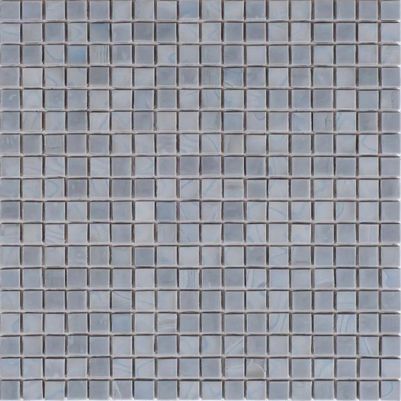 Metal Gray 12x12 Glossy Uniform Square Glass Mosaic Tile (20 pack, 18.69 sq ft/case) by Apollo Tile