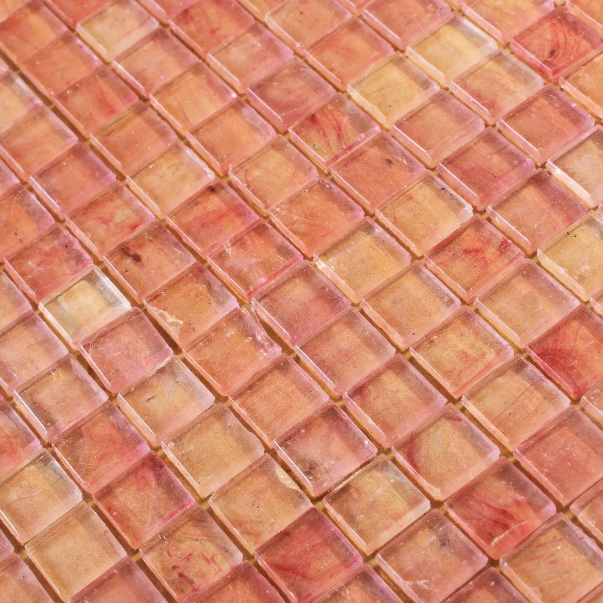 Foxy Pink 12x12 Glossy Uniform Square Glass Mosaic Tile (20 pack, 18.69 sq ft/case) by Apollo Tile